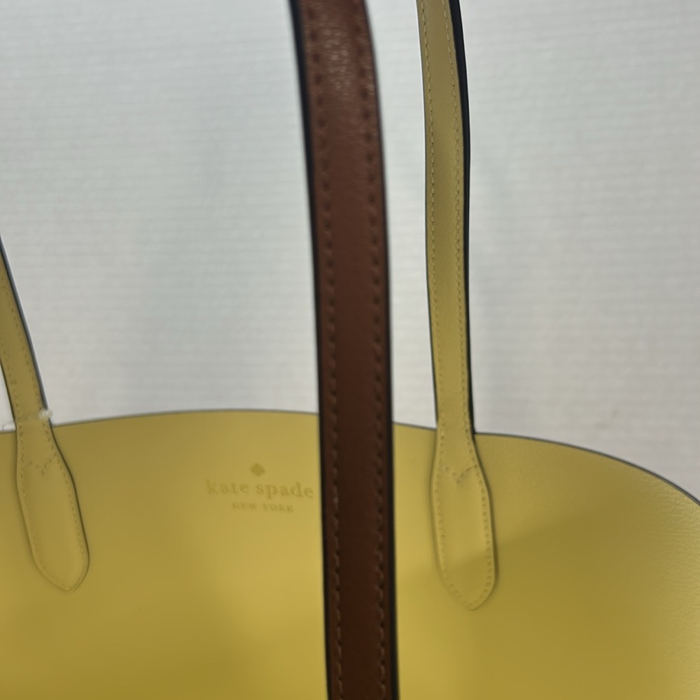 Kate Spade Brown and Cream Leather Reversible Tote in Warm Ginger - Picture 16 of 17